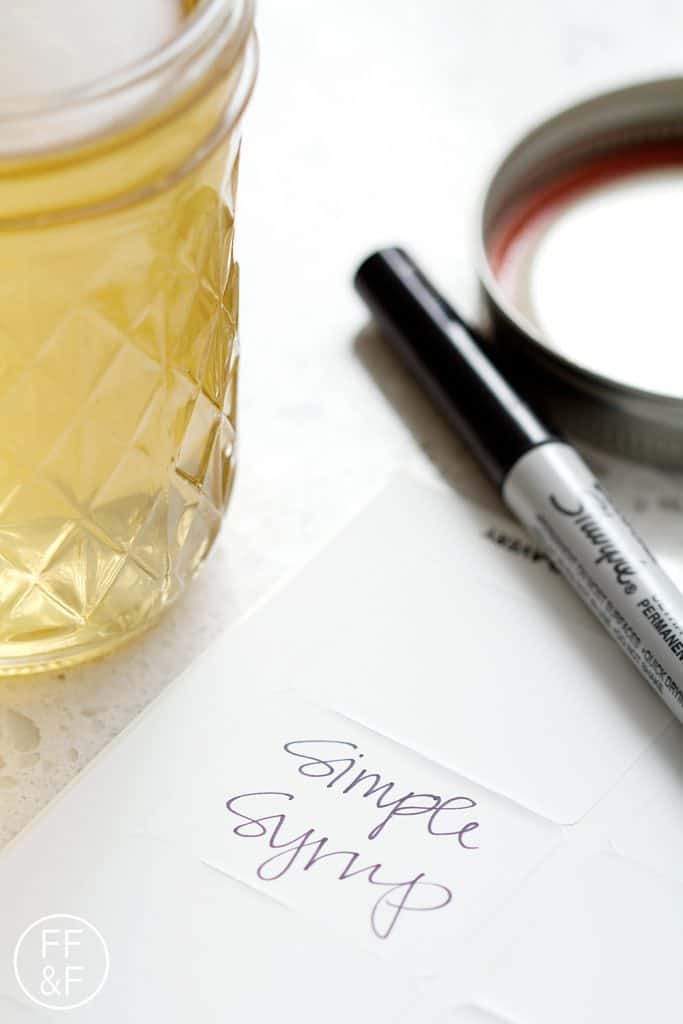 Simple Syrup Recipe from foodfashionandfun.com